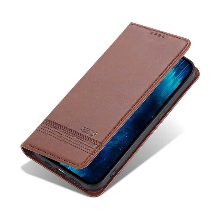 AZNS Funda de cuero con tapa magnética con textura de becerro para teléfono, For iPhone 14, For iPhone 14 Plus, For iPhone 14 Pro, For iPhone 14 Pro Max