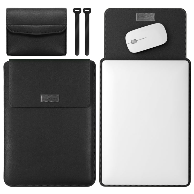 Bolsa de ordenador de piel ligera y portátil 4 en 1, 11/12 inches, 13/14 inches, 15.4/15.6/16.1 inches