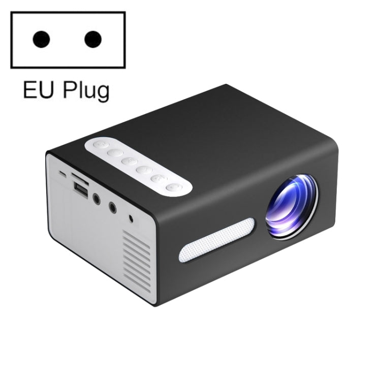 T300 25ANSI LED Proyector de juegos multimedia portátil para el hogar, EU Plug, UK Plug, AU Plug