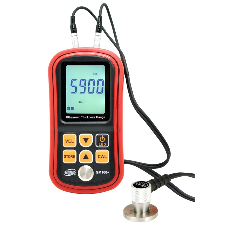 Medidor de espesor ultrasónico BENETECH GM100+, batería no incluida, GM100+