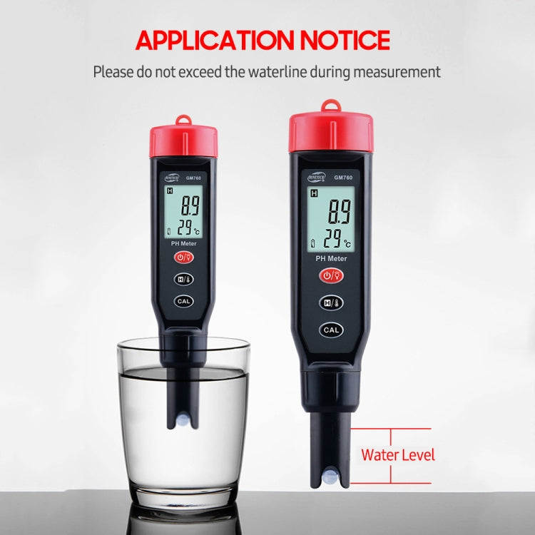Probador de medidor de PH digital BENETECH GM760, GM760