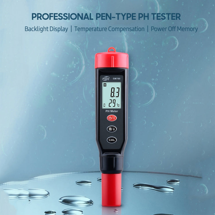 Probador de medidor de PH digital BENETECH GM760, GM760
