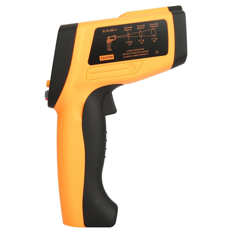 BENETECH GM1500 Termómetro Infrarrojo con Pantalla LCD, Batería No Incluida, GM1500
