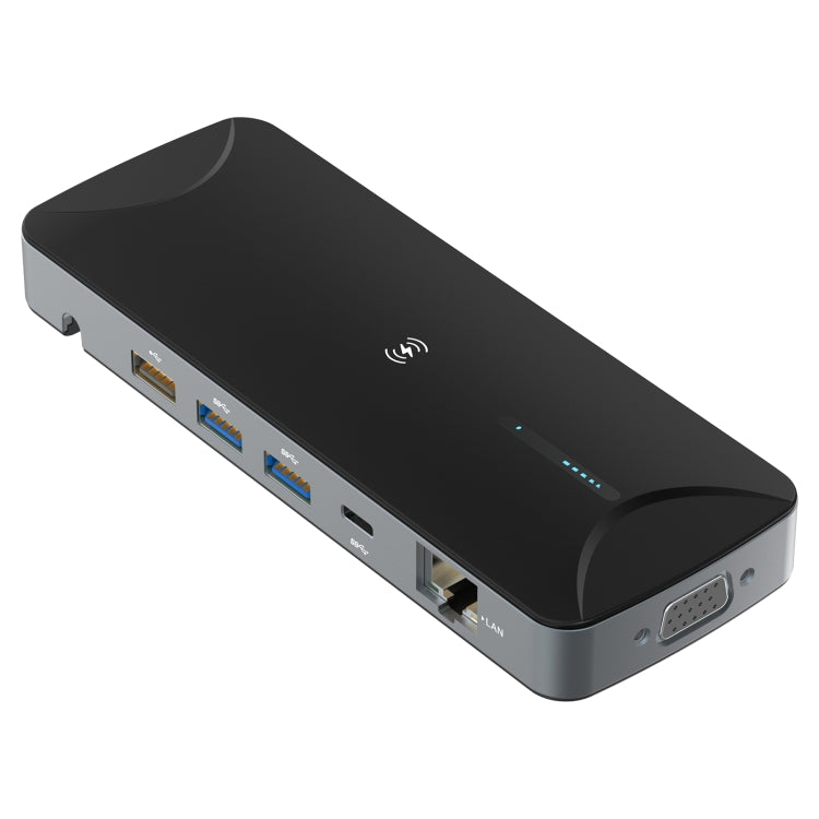 V240 12-en-1 Multifuncional USB-C / Type-C 3.1 Male HUB Docking Station