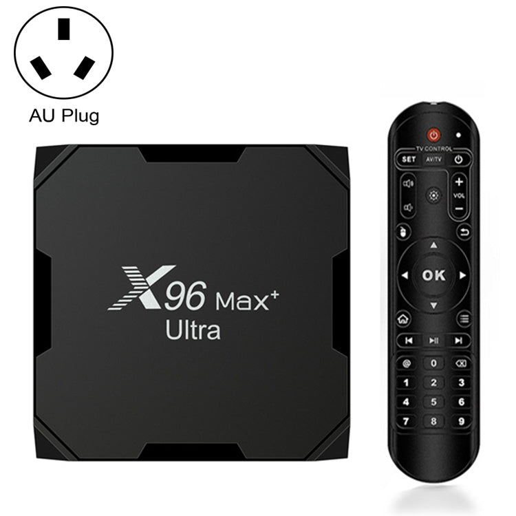 Reproductor multimedia H96 Max+ Ultra 4GB+64GB Amlogic S905X4 8K Smart TV BOX Android 11.0, 4GB+64GB, AU Plug, 4GB+64GB,EU Plug, 4GB+64GB,US Plug, 4GB+64GB,UK Plug