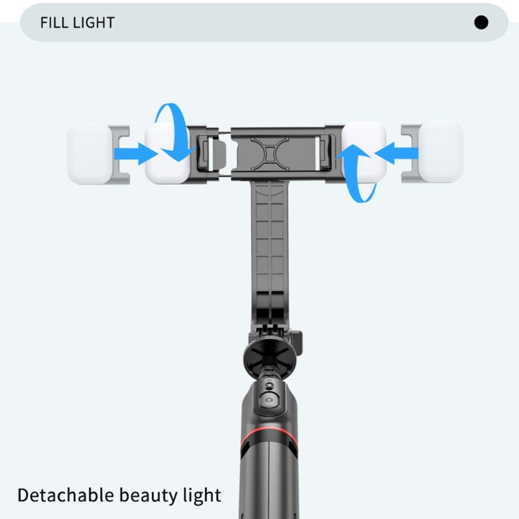 L12D Bluetooth Control remoto luz de relleno desmontable trípode Selfie Stick soporte para teléfono, L12D