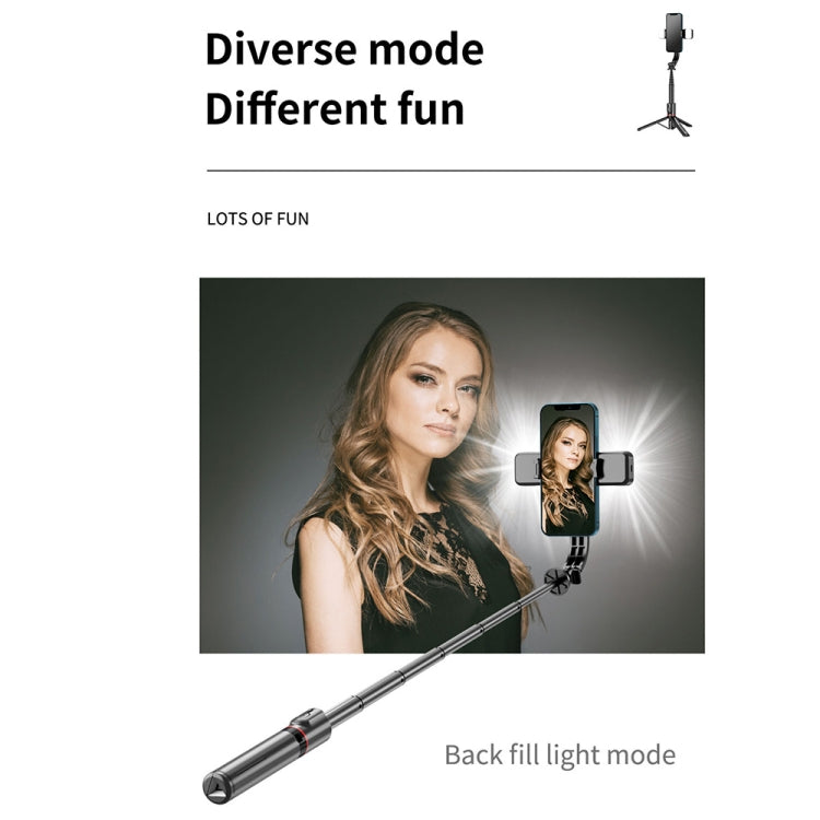L12D Bluetooth Control remoto luz de relleno desmontable trípode Selfie Stick soporte para teléfono, L12D