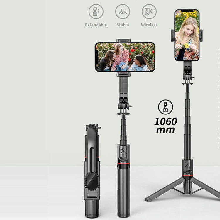 L12 Bluetooth Control Remoto Trípode Selfie Stick Soporte Para Teléfono, L12