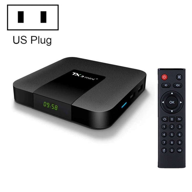 Caja de TV inteligente TX3 mini+ Android 11.0, núcleo cuádruple Amlogic S905W2, TX3 mini+, 2GB+16GB, 2.4GHz WiFi, TX3 mini+, 2GB+16GB, 2.4GHz / 5GHz WiFi, TX3 mini+, 4GB+32GB, 2.4GHz / 5GHz WiFi, TX3 mini+, 4GB+64GB, 2.4GHz / 5GHz WiFi
