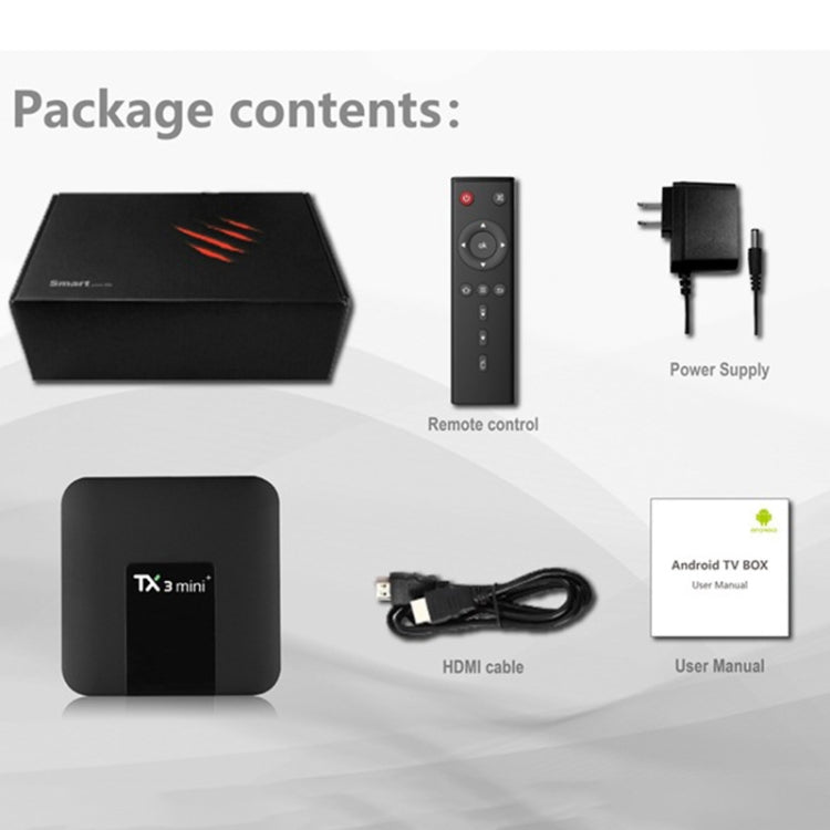 Caja de TV inteligente TX3 mini+ Android 11.0, núcleo cuádruple Amlogic S905W2, TX3 mini+, 2GB+16GB, 2.4GHz WiFi, TX3 mini+, 2GB+16GB, 2.4GHz / 5GHz WiFi, TX3 mini+, 4GB+32GB, 2.4GHz / 5GHz WiFi, TX3 mini+, 4GB+64GB, 2.4GHz / 5GHz WiFi