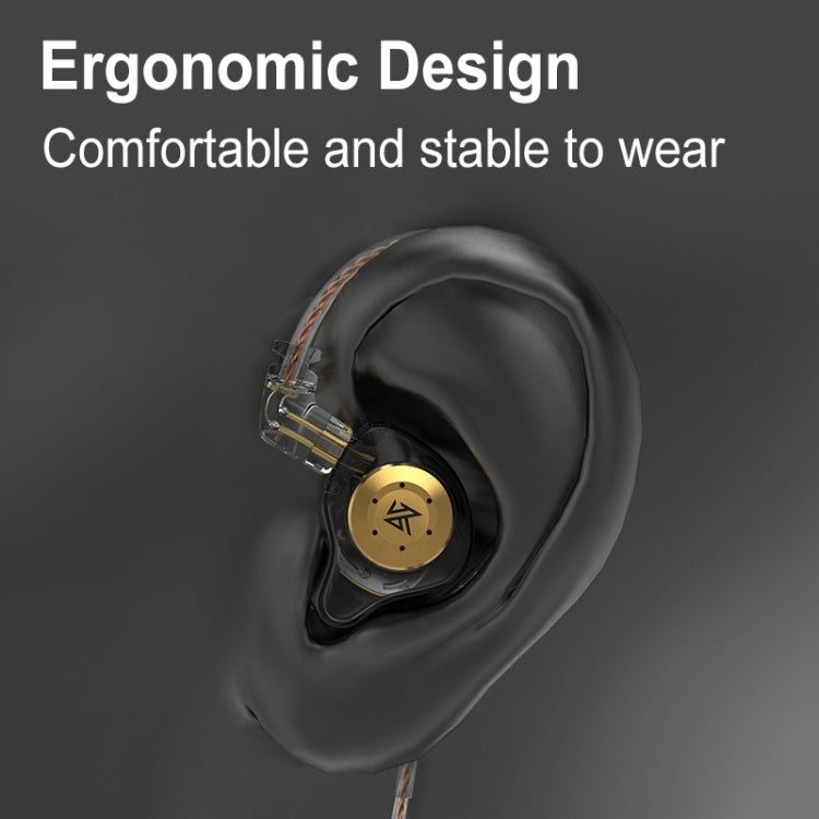 KZ-EDX PRO Dynamic HiFi In-Ear Deportes Música Auriculares, With Microphone, Without Microphone