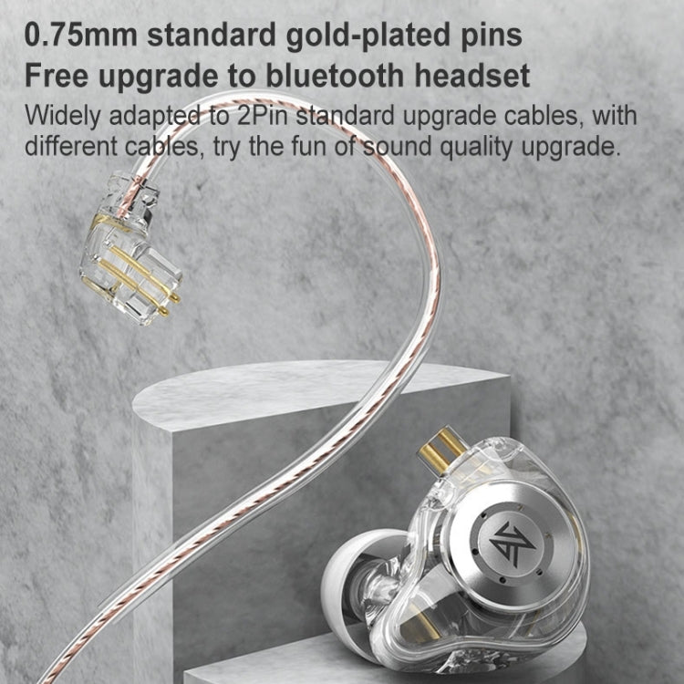 KZ-EDX PRO Dynamic HiFi In-Ear Deportes Música Auriculares, With Microphone, Without Microphone