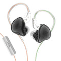 Audífonos intrauditivos HIFI con cable y subwoofer de alto valor KZ-EDC, With Microphone, Without Microphone