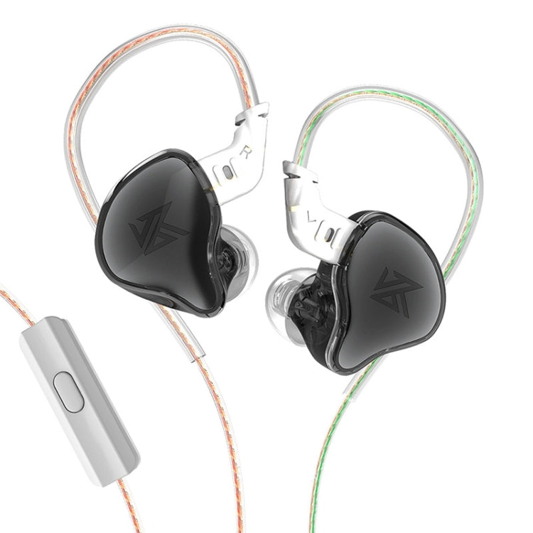 Audífonos intrauditivos HIFI con cable y subwoofer de alto valor KZ-EDC, With Microphone, Without Microphone
