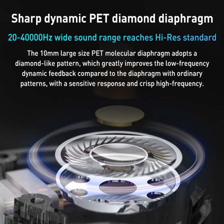Audífonos intrauditivos HIFI con cable y subwoofer de alto valor KZ-EDC, With Microphone, Without Microphone
