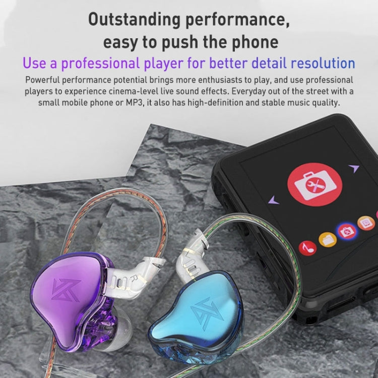 Audífonos intrauditivos HIFI con cable y subwoofer de alto valor KZ-EDC, With Microphone, Without Microphone
