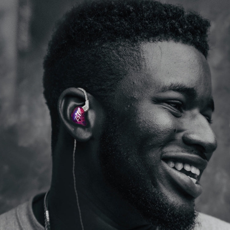 KZ-ZST X Ring Iron Hybrid Driver In-Ear Auricular con cancelación de ruido, With Microphone, Without Microphone