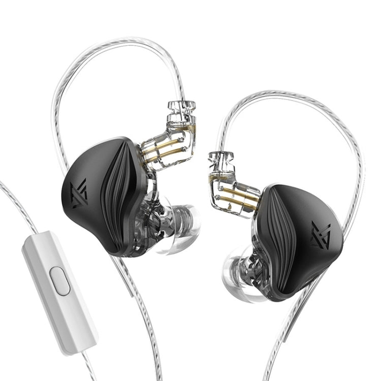 KZ-ZEX Electrostatic Dynamic In-Ear Deportes Música Auriculares, With Microphone, Without Microphone