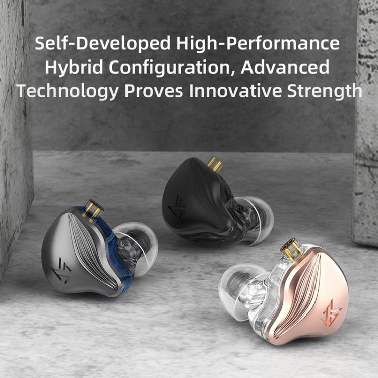 KZ-ZEX Electrostatic Dynamic In-Ear Deportes Música Auriculares, With Microphone, Without Microphone