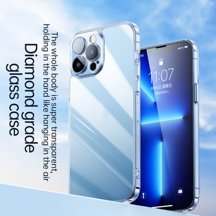 SULADA Crytal Steel Series Diamond Glass + TPU Funda para teléfono, For iPhone 13, For iPhone 13 Pro, For iPhone 13 Pro Max, For iPhone 12, For iPhone 12 Pro, For iPhone 12 Pro Max