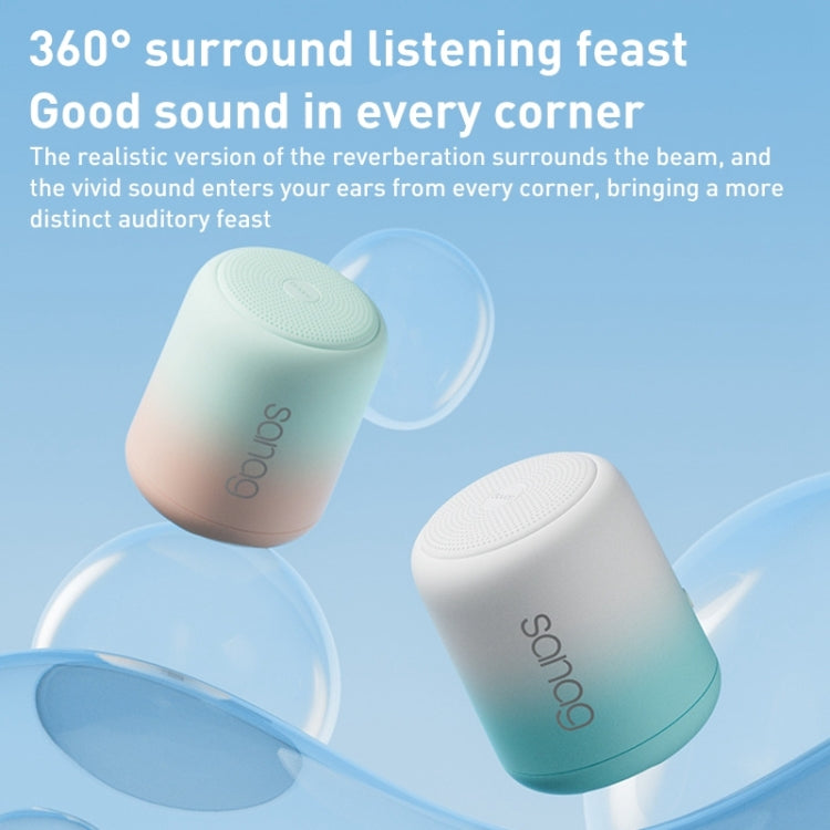 Sanag X6S Mini Altavoz Bluetooth portátil para exteriores con degradado