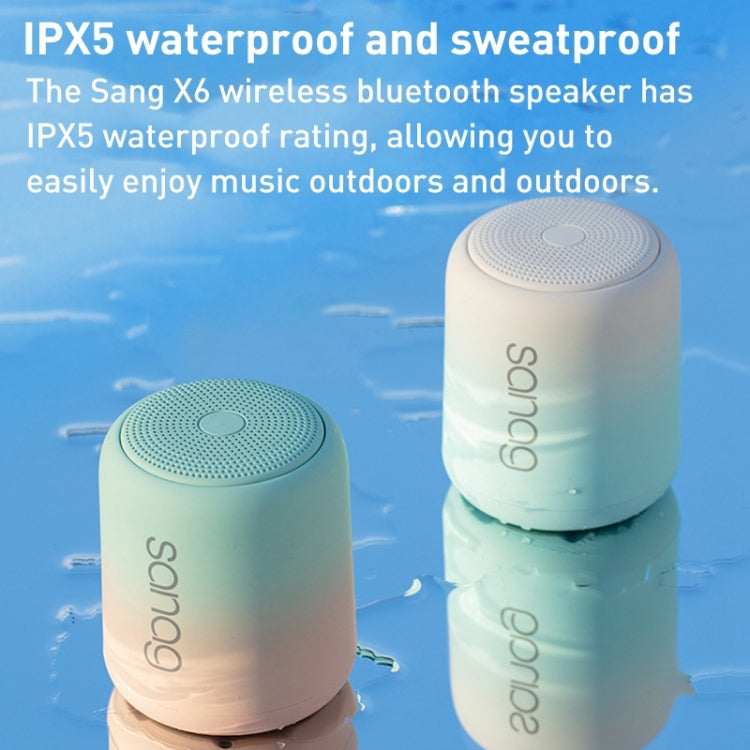 Sanag X6S Mini Altavoz Bluetooth portátil para exteriores con degradado