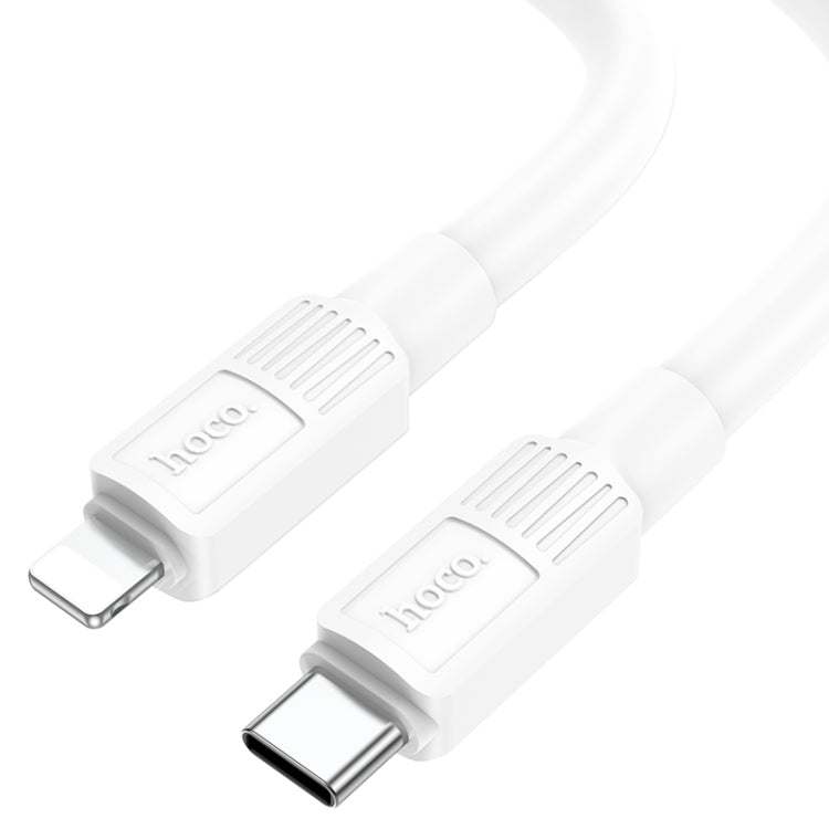 hoco X84 20W USB-C / Type-C a cable de datos de carga PD sólido de 8 pines, longitud: 1 m