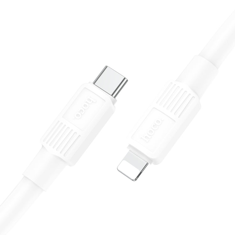 hoco X84 20W USB-C / Type-C a cable de datos de carga PD sólido de 8 pines, longitud: 1 m