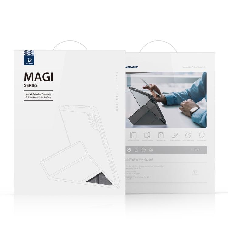 Funda para tableta a prueba de golpes DUX DUCIS Magi Series, For iPad 10.2 2019/2020/2021, For iPad Air 2020 / Air 2022 / Air 11 2024, For iPad Pro 12.9 2022/2021/2020/2018