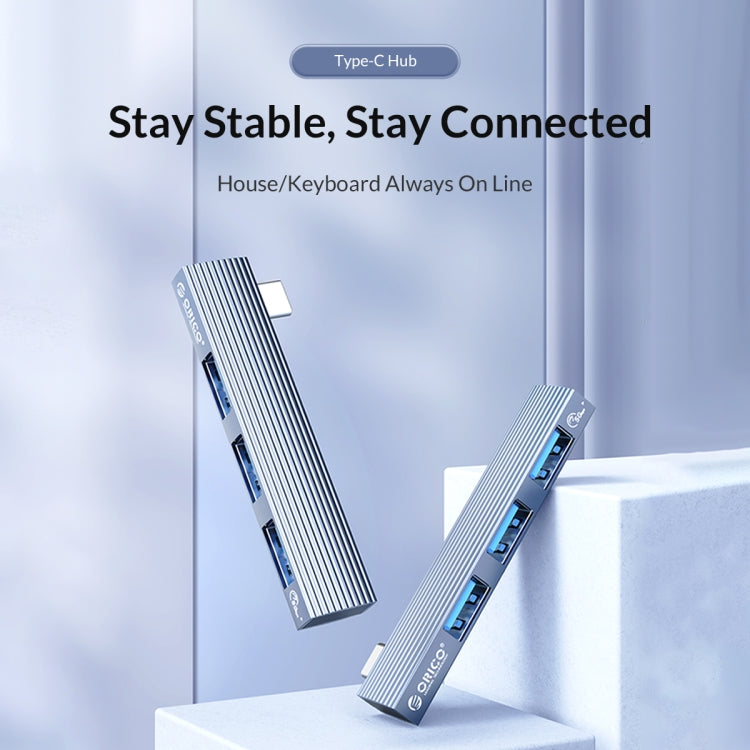 ORICO AH-W13 USB 3.1x1 + USB 2.0x2 a USB-C/Tipo-C Transmisión + Estación de acoplamiento de carga