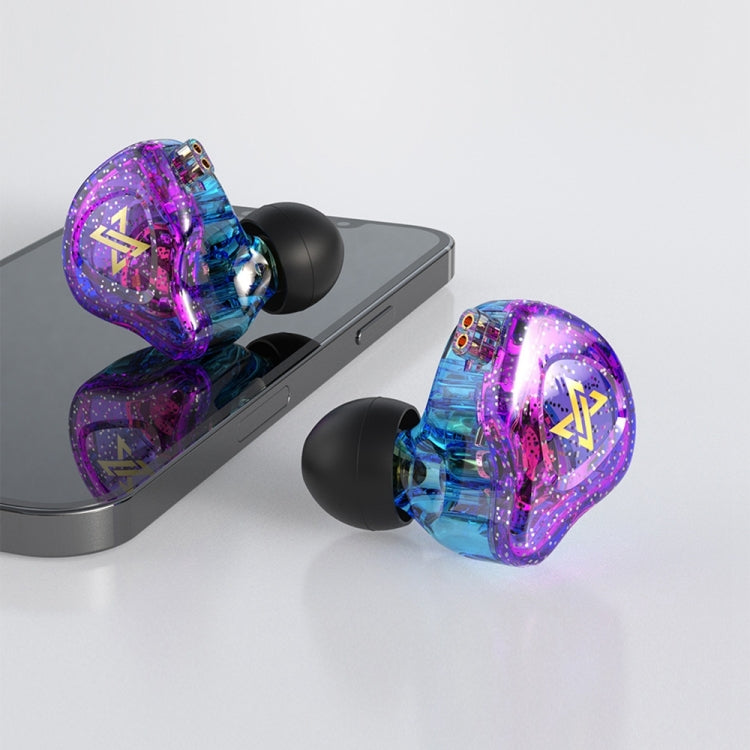 QKZ AK6 MAX In-ear Dynamic Subwoofer Auricular controlado por cable, Standard Version, with Mic Version