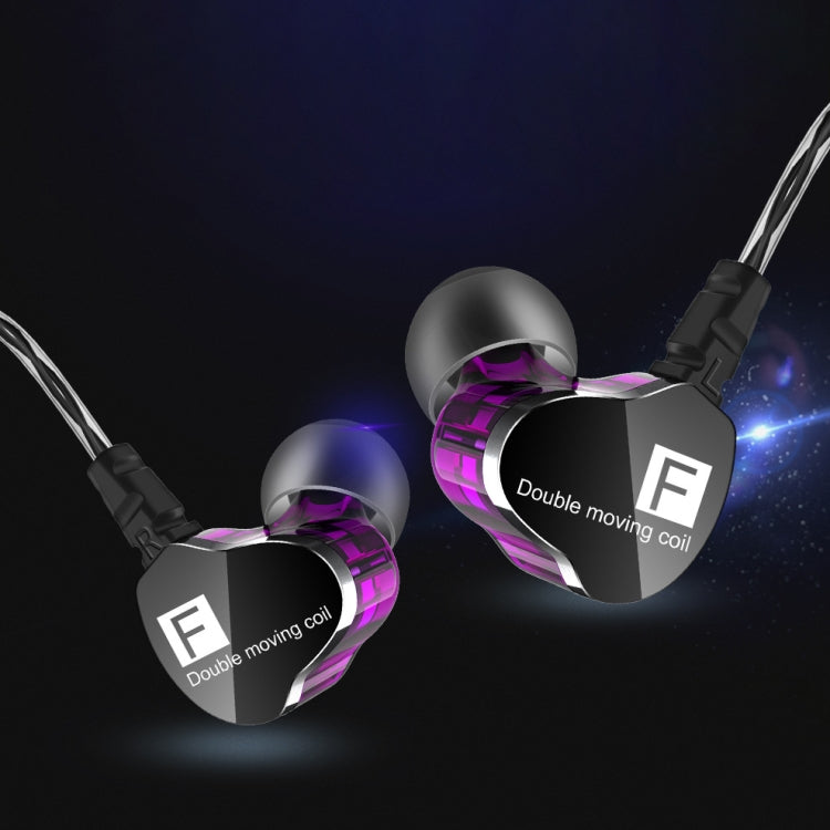 QKZ F910 In-Ear Subwoofer Dual Dynamic Auricular