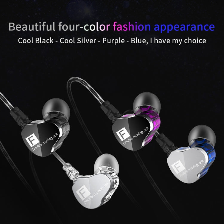 QKZ F910 In-Ear Subwoofer Dual Dynamic Auricular