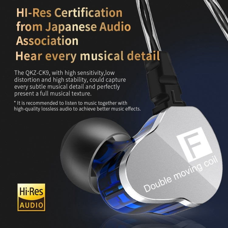 QKZ F910 In-Ear Subwoofer Dual Dynamic Auricular
