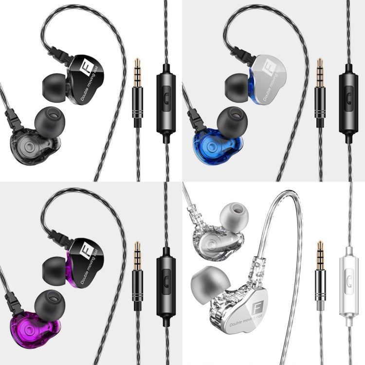 QKZ F910 In-Ear Subwoofer Dual Dynamic Auricular