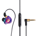 QKZ ZEN In-ear Subwoofer Música controlada por cable Running Sports Auricular con micrófono