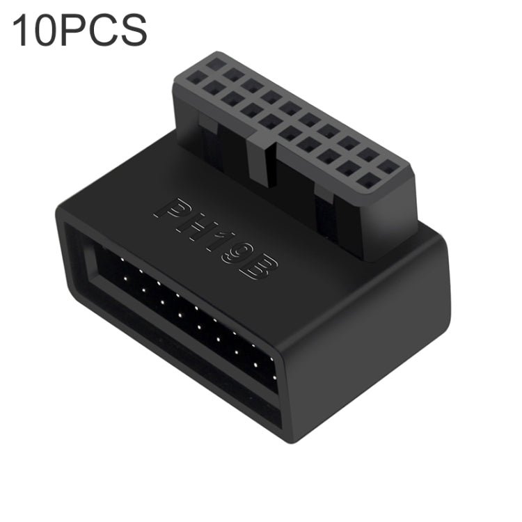 10 PCS 3.0 19P 20P Adaptador de extensión macho a hembra de placa base de 90 grados, modelo:, PH19A, PH19B