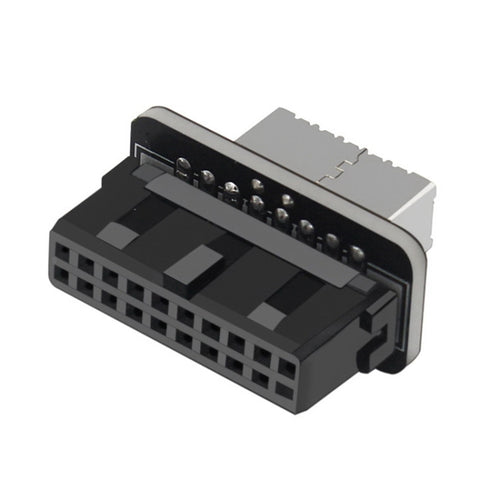 10 PCS 73S Placa base USB 3.0 19P/20P a adaptador de grado tipo E90, 10pcs