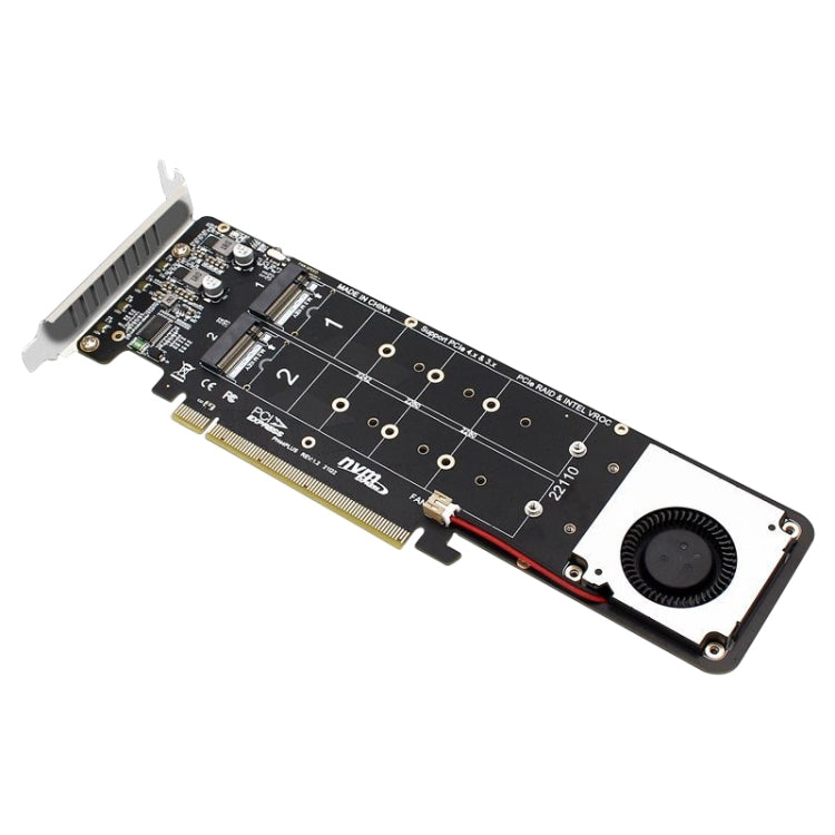 Tarjeta convertidora RAID PCIe X16 a M.2 M-key NVMEx4 SSD, PCIe X16 to M.2