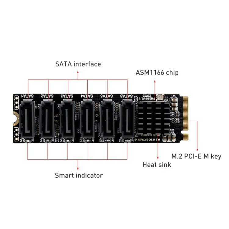 Adaptador M2 M-EKY PCIE 3.0 a SATA 6G