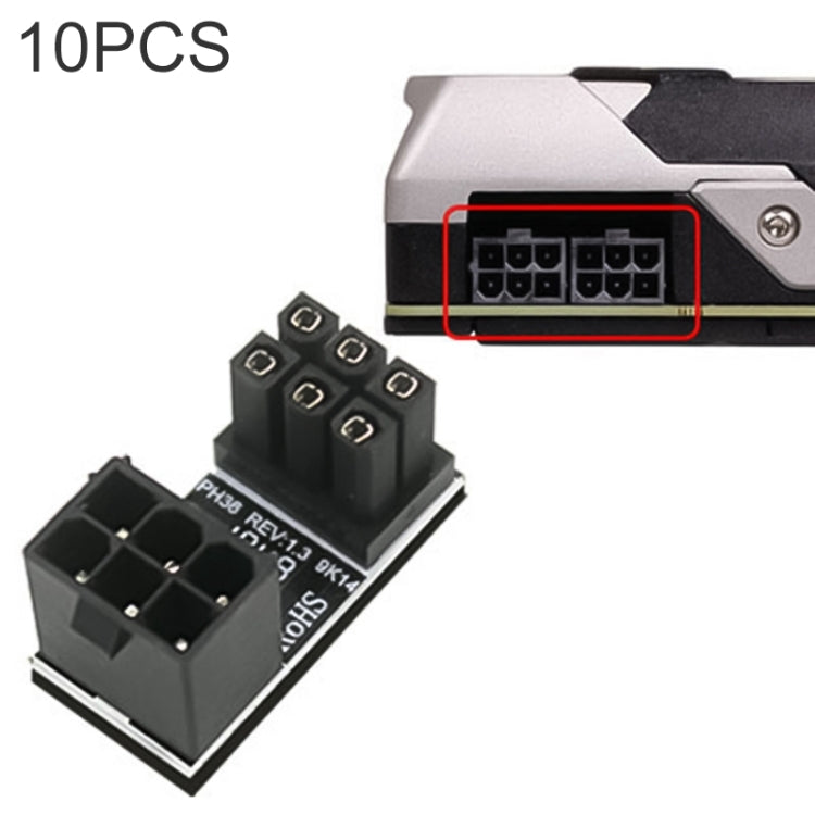 10 adaptadores en ángulo de 180 grados ATX de 8 pines hembra a 8 pines macho, modelo:, PH36A, PH36B, PH38A, PH38B