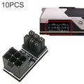 10 adaptadores en ángulo de 180 grados ATX de 8 pines hembra a 8 pines macho, modelo:, PH36A, PH36B, PH38A, PH38B