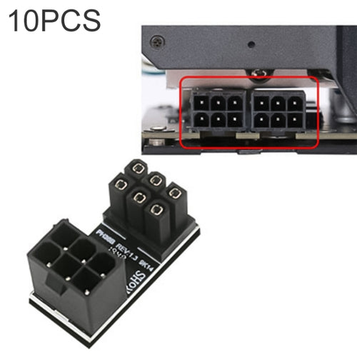 10 adaptadores en ángulo de 180 grados ATX de 8 pines hembra a 8 pines macho, modelo:, PH36A, PH36B, PH38A, PH38B