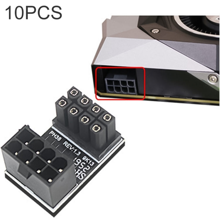 10 adaptadores en ángulo de 180 grados ATX de 8 pines hembra a 8 pines macho, modelo:, PH36A, PH36B, PH38A, PH38B