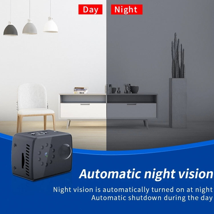 WD20 Mini 1080P HD Videocámara Visión Nocturna PIR Movimiento Acción Micro Cámara, MD20