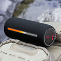 HOPESTAR P37 Altavoz Bluetooth inalámbrico impermeable con luz RGB portátil para exteriores