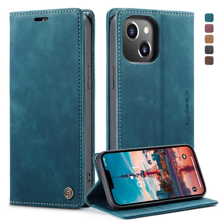 CaseMe-013 Estuche para teléfono de cuero esmerilado retro multifuncional, For iPhone 14, For iPhone 14 Plus, For iPhone 14 Pro, For iPhone 14 Pro Max