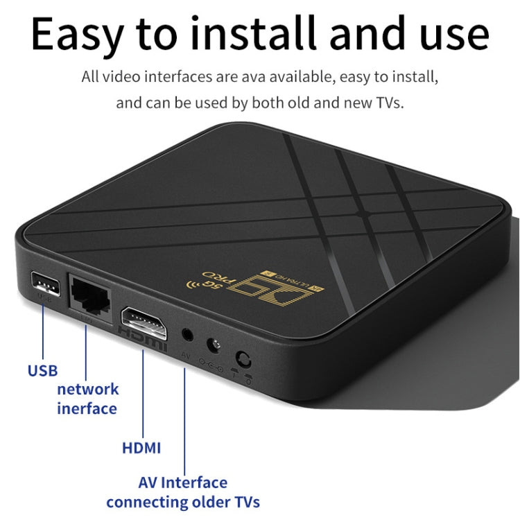 Caja de TV Android D9 PRO 2.4G/5G WIFI 4K HD, D9 PRO AU Plug, D9 PRO US Plug, D9 PRO EU Plug, D9 PRO UK Plug
