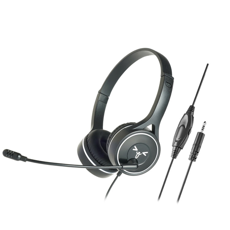 SOYTO SY-G30C Micrófono largo con cable Auriculares ergonómicos para juegos con cancelación de ruido, 3.5mm, USB