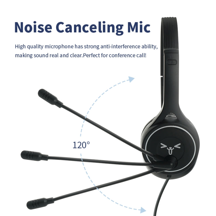 SOYTO SY-G30C Micrófono largo con cable Auriculares ergonómicos para juegos con cancelación de ruido, 3.5mm, USB